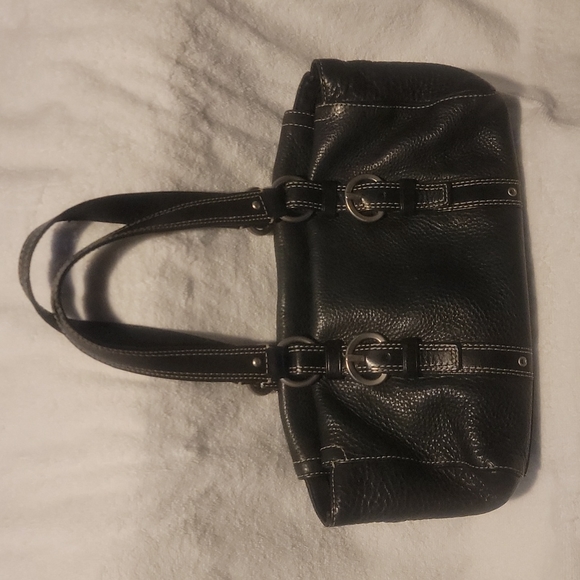 Coach Vintage Black Chelsea Pebbled Leather Satchel   Great Condition - Picture 2 of 5